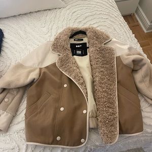 Oof outerwear multi material bomber